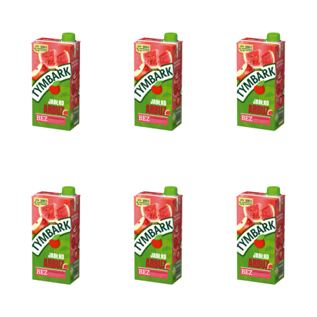 Tymbark Napój jabłko arbuz 1 l X6